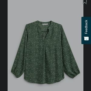 Warren long sleeve blouse